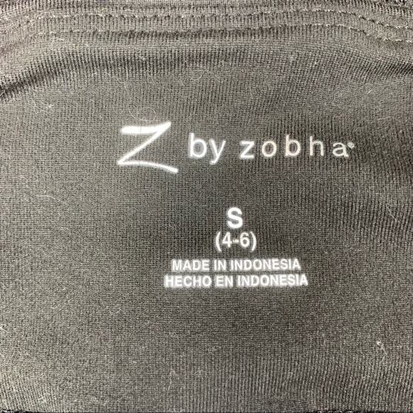 Z By Zobha Leggings Black Size S Side Zip Pockets - Picture 7 of 8